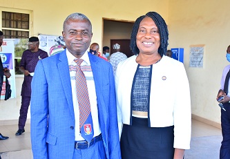 Left: Prof. Adeseye Arogunjo Right: Prof. Roseangela Nwuba